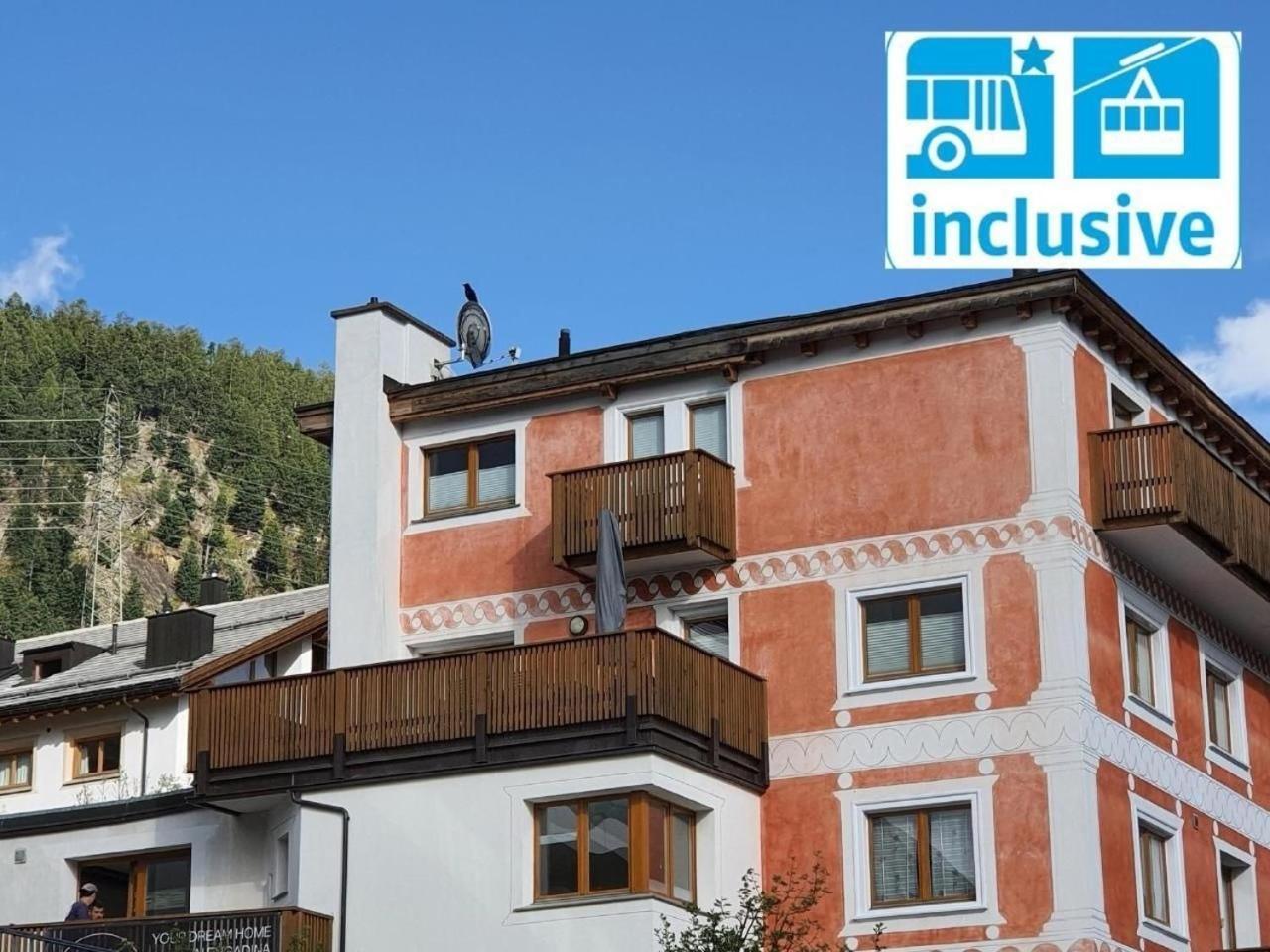 Chesa Vista Mezdi 6 Bergbahnen Sommer Und Oev Inklusive Pontresina Kültér fotó